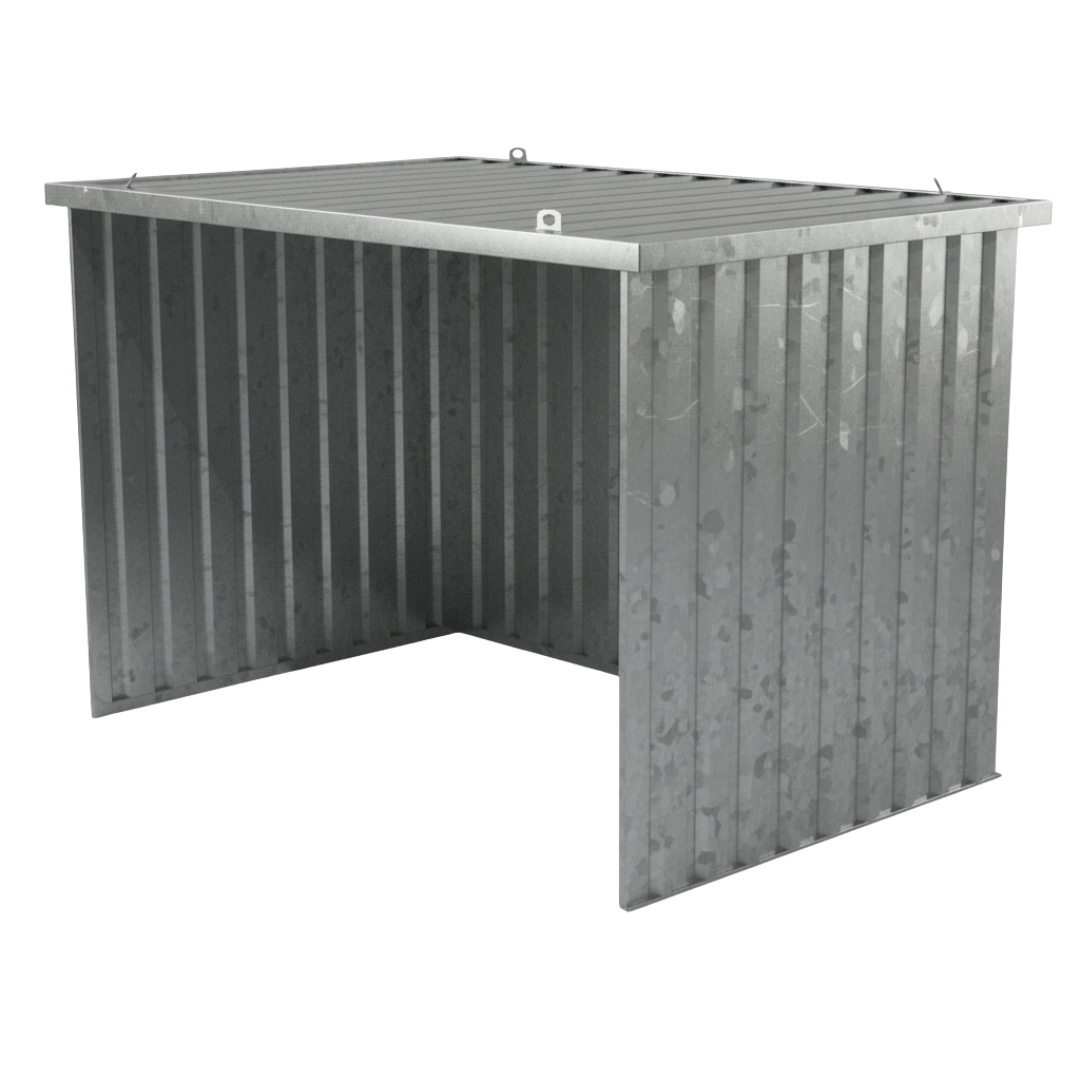 Schnellbauunterstand QBS M - 3m x 2m freier Zugang über lange Seite