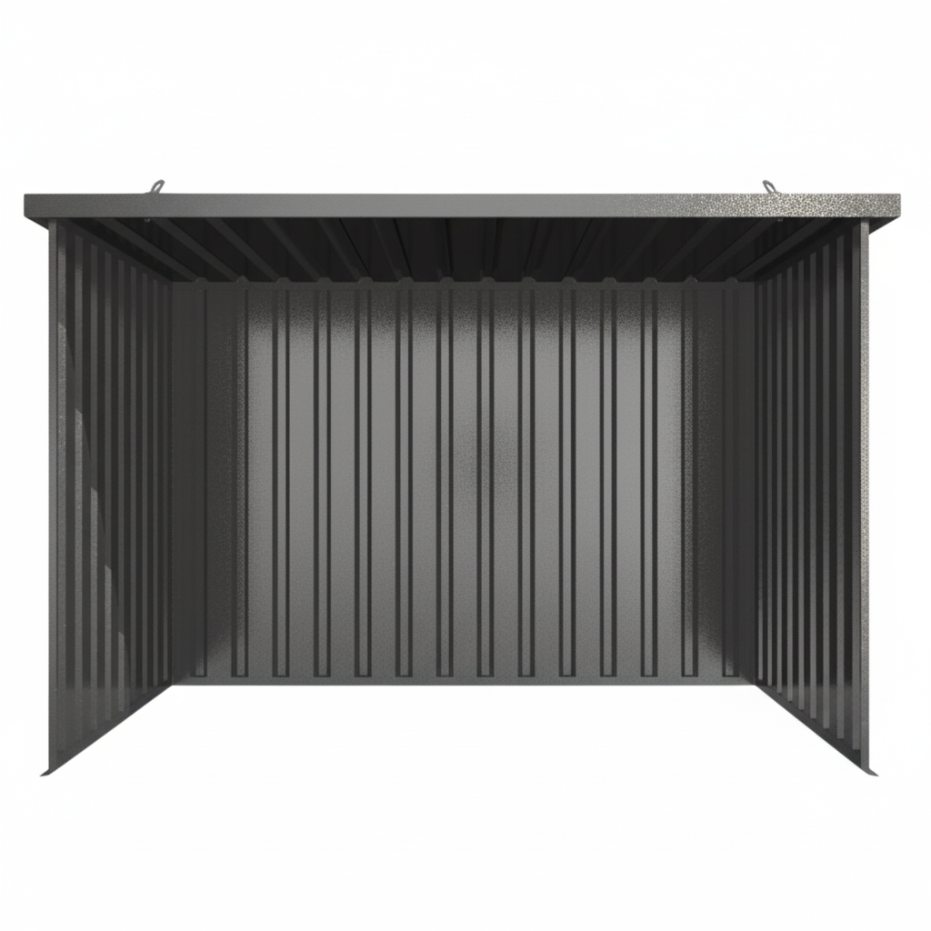 Schnellbauunterstand QBS M - 3m x 2m freier Zugang über lange Seite