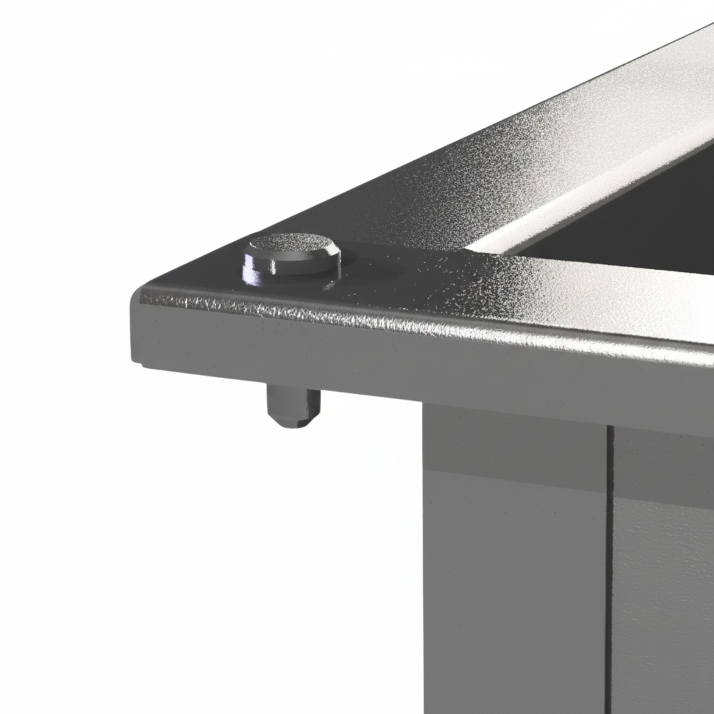 Schnellbauunterstand QBS S - 2m x 2m freier Zugang über kurze Seite